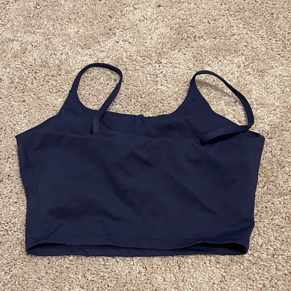 Halara Navy Blue Crop Top - Picture 3 of 5